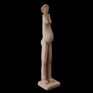 Fen Mugüerza - escultora ceramista - Taller de arte en Ourense - embarazada